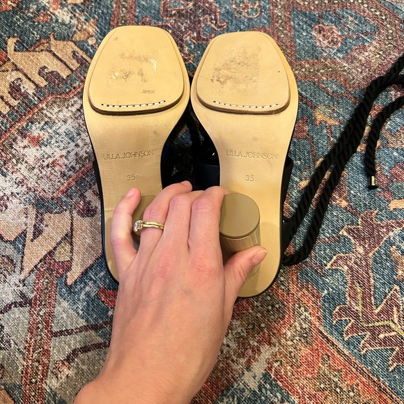 Ulla Johnson Elvie rope braided lace up heels - Picture 5 of 5